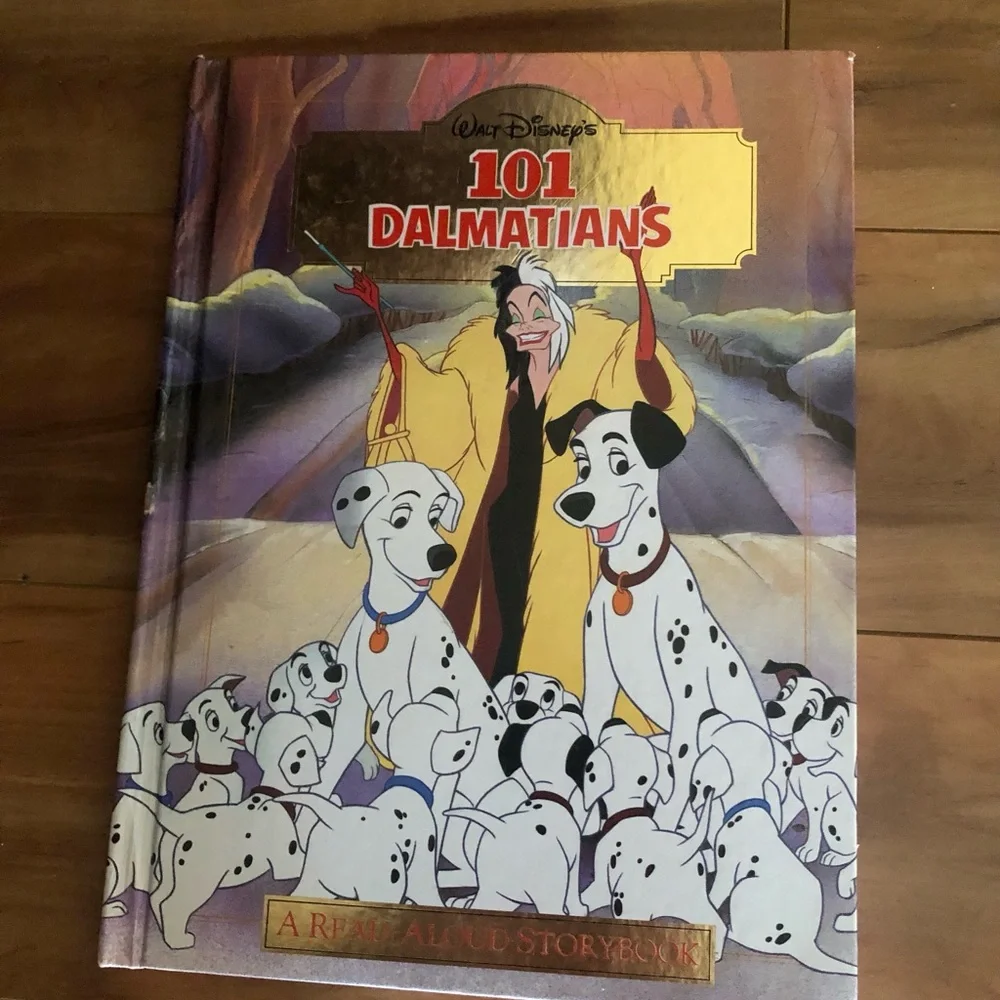 Walt Disney's 101 Dalmatians Hardcover “Read Aloud Storybook”-